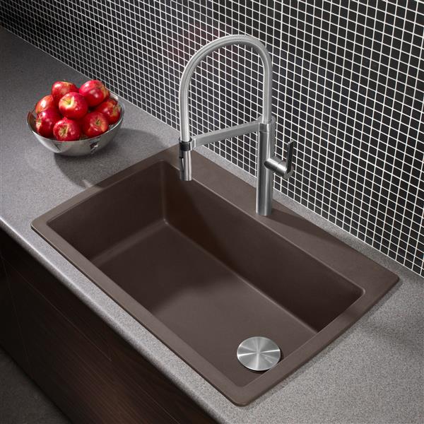 BLANCO Diamond Single Drop-In Sink, Café