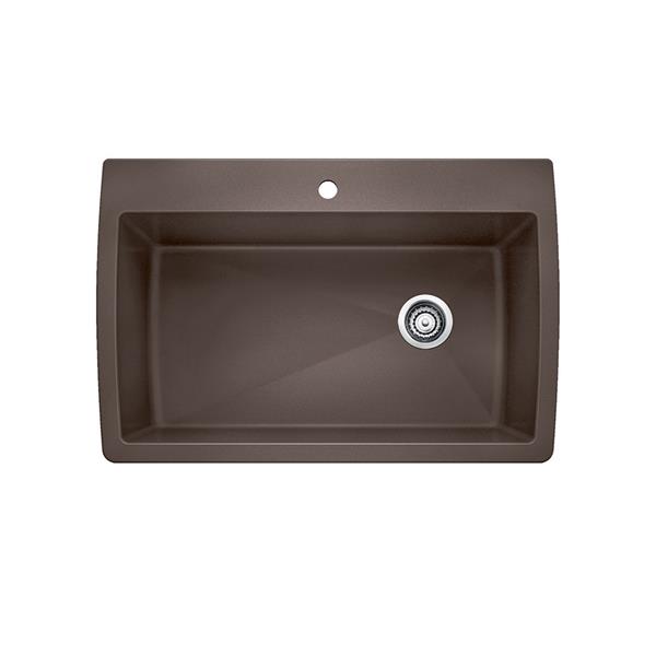 BLANCO Diamond Single Drop-In Sink, Café