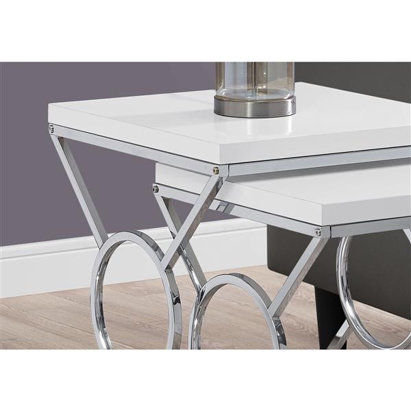 MONARCH SPECIALTIES Monarch Accent Tables 19.75in x 22.75in