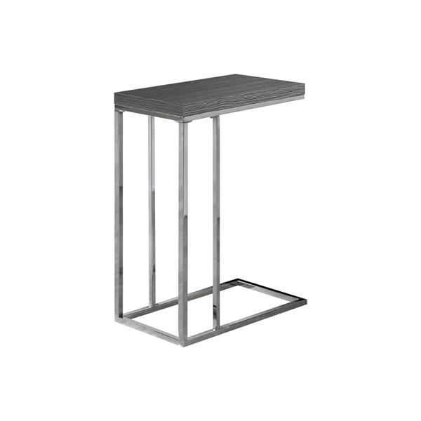 Monarch Accent Table - 25.25-in - Composite - Gray