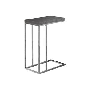 Monarch Accent Table - 25.25-in - Composite - Gray