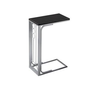 Monarch Accent Table - 16-in x 24.5-in - Composite - Black