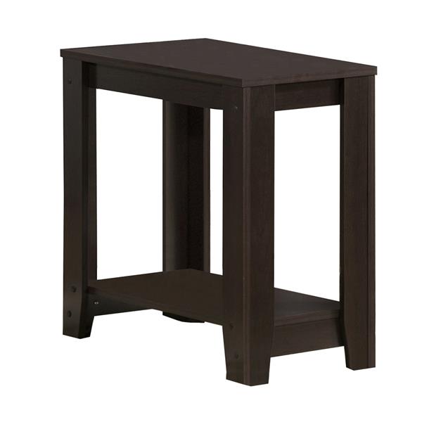 Monarch Accent Table - 22-in - Composite - Cappuccino