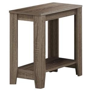 Monarch Accent Table - 22-in - Composite - Dark taupe