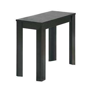 Monarch Accent Table - 12-in x 21.5-in - Composite - Black