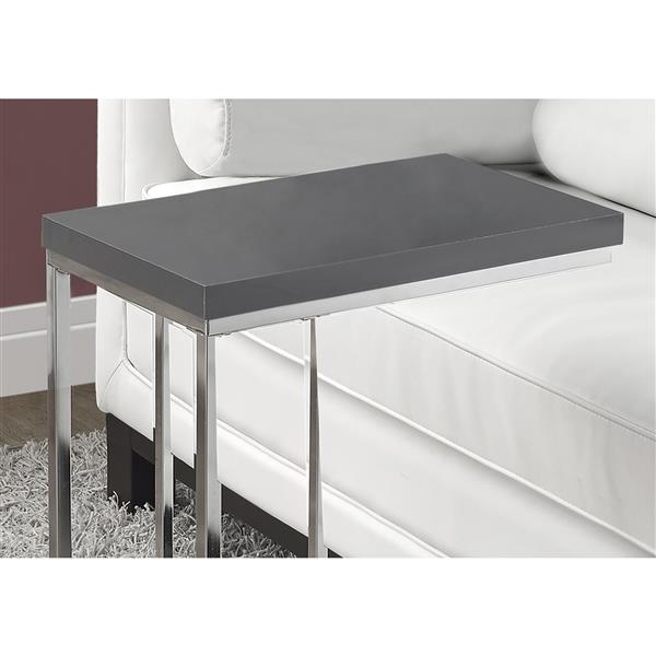 Monarch Accent Table - 25.25-in - Gray