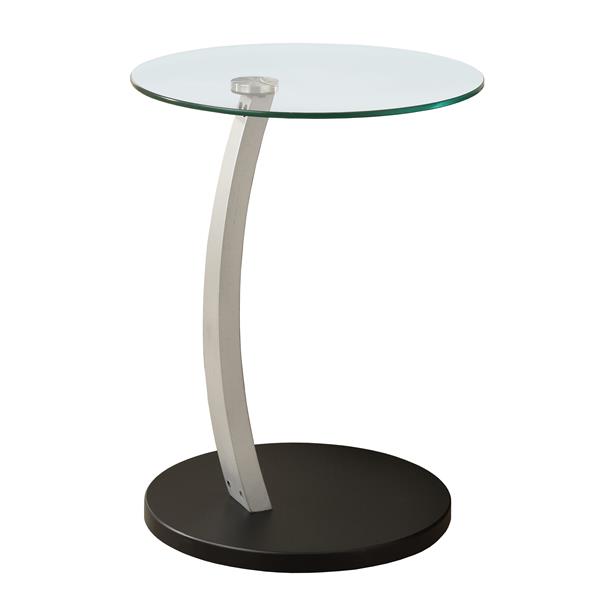 MONARCH SPECIALTIES Monarch Accent Table 17 75 In X 24 In Glass   330626397 MainImage 001 L 