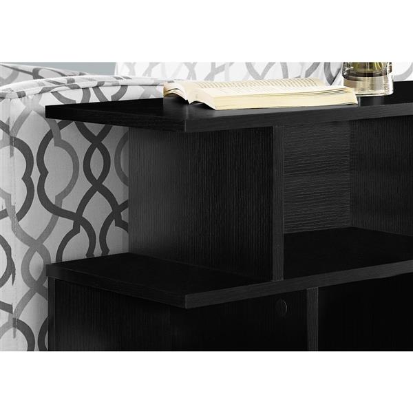 Monarch Accent Table - 11.75-in x 23.75-in - Composite - Black