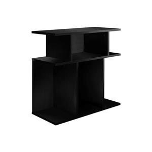 Monarch Accent Table - 11.75-in x 23.75-in - Composite - Black