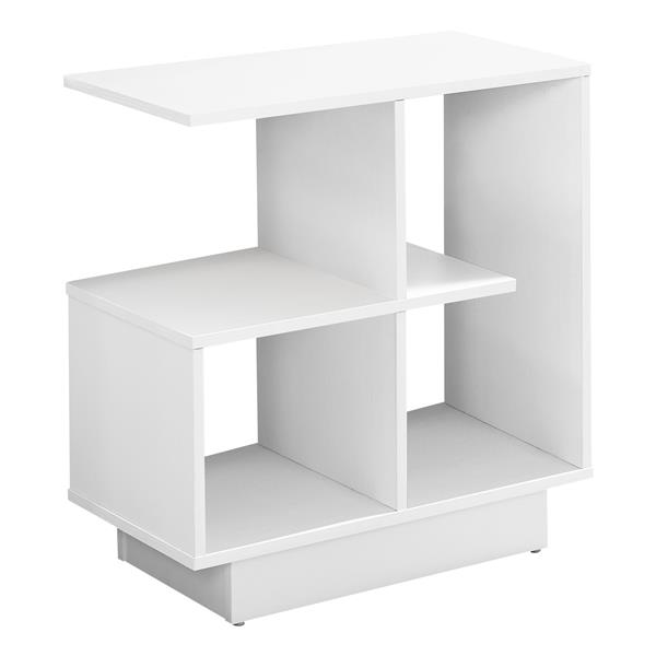 Table d'appoint, 11,5 po, blanc