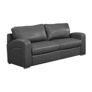 Corliving Sofa Inclinable Lea En Cuir Reconstitue Run Chocolat