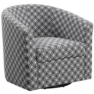 Monarch Accent Chair - 28-in x 29.5-in - Linen - Gray