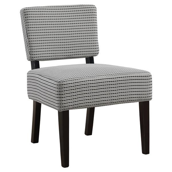 light gray accent chair