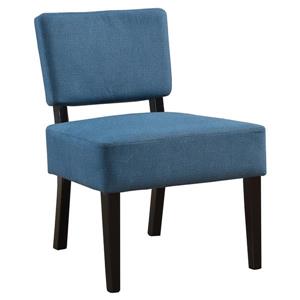 Accent Chair - 27.5" x 31.5" - Polyester - Blue