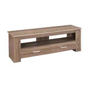 Monarch TV Stand - 47.25-in x 16.25-in - Composite - Dark Taupe