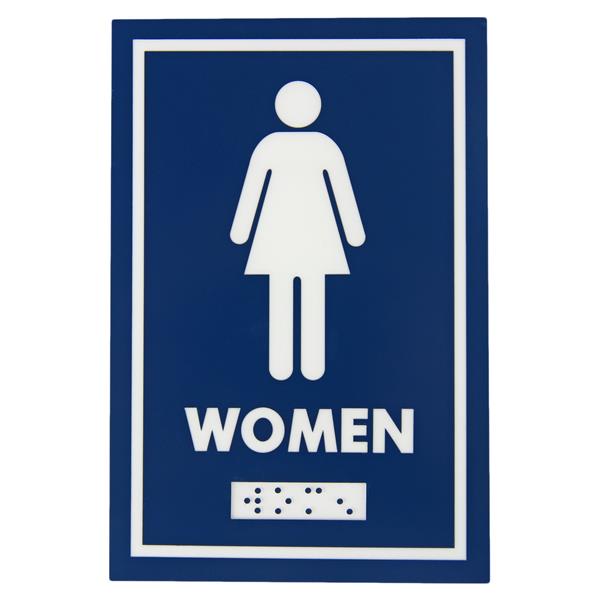 Signalisation standard de toilettes, femmes