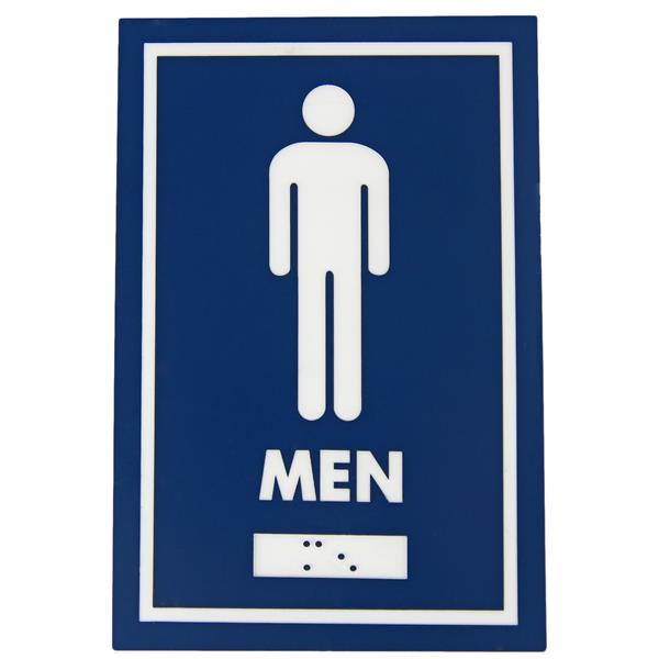 Signalisation standard de toilettes, hommes