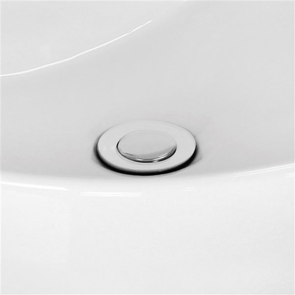 American Imaginations Sink Drain - 2.6-in - Brass - Chrome