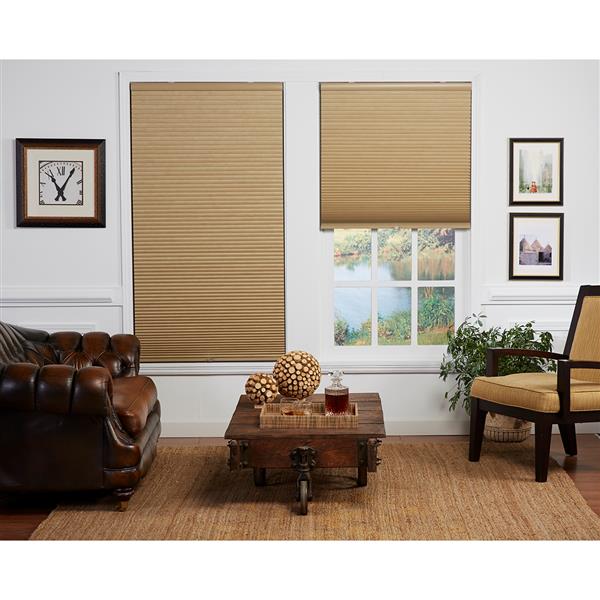 allen + roth Blackout Cellular Shade 52" x 48" Polyester Khaki