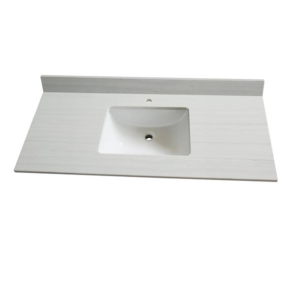 Gef Bathroom Vanity Countertop 49 In Solid Surface 49ctsd Rona