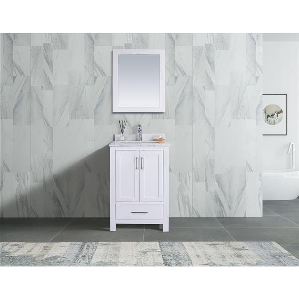 Golden Elite Carmela Vanity With Marble Countertop 24