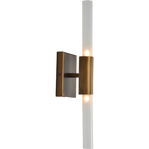 brushed bronze sconce