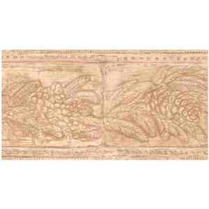 York Wallcoverings Abstract Pine Branches in Squares Wallpaper