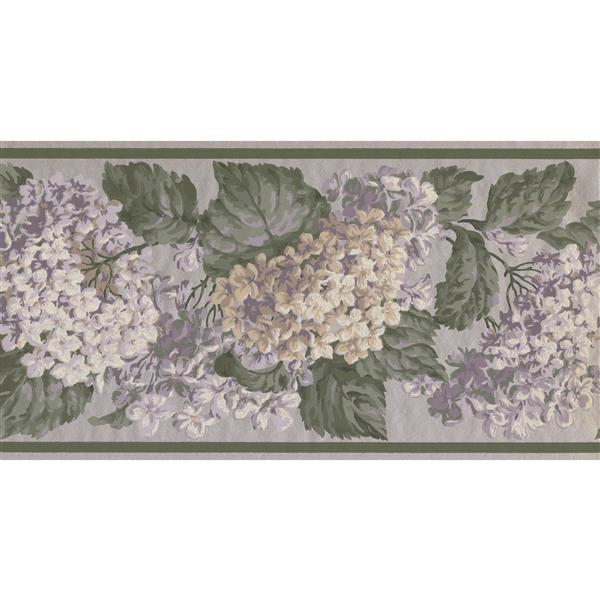 York Wallcoverings Hydrangea and Hortensia Floral Wallpaper - Multicoloured  | RONA