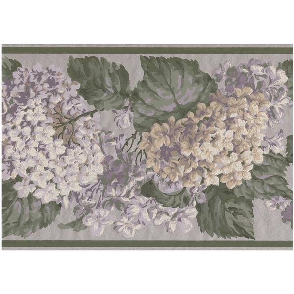 York Wallcoverings Hydrangea and Hortensia Floral Wallpaper - Multicoloured  | RONA