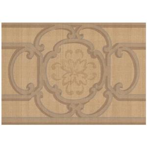 York Wallcoverings Trellis Wallpaper Border Retro - Brown