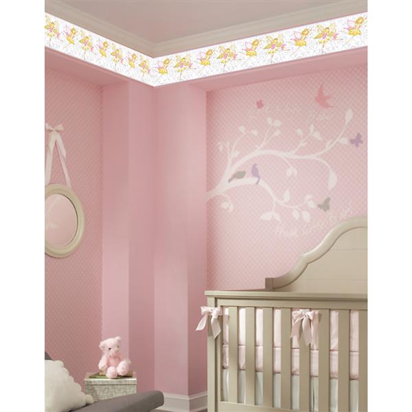 York Wallcoverings Prepasted Kids Butterfly Fairy Wallpaper Border