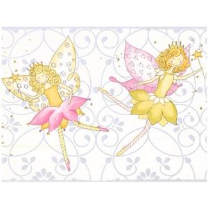 York Wallcoverings Prepasted Kids Butterfly Fairy Wallpaper Border