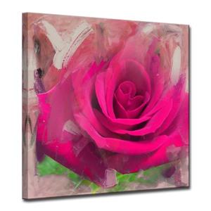 Ready2HangArt Painted Petals Canvas Wall Décor - 30-in - Pink