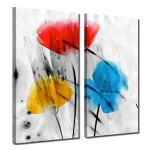 Ready2HangArt Painted Petals IIIB Wall Décor Set - 40-in - 2 Pcs