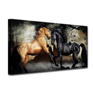 Ready2HangArt Equestrian Saddle Ink Canvas Wall Décor - 40-in - Black