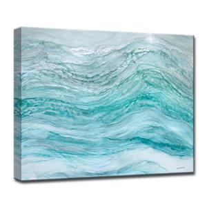 Ready2HangArt Neptunes Fury Canvas Wall Décor - 40-in - Blue