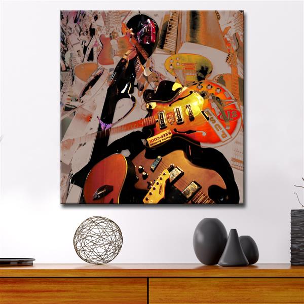 Ready2HangArt The Colour of Jazz Canvas Wall Décor 30in Orange