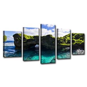 Ready2HangArt Seaglass Canvas Wall Décor Set - 60-in - 5 Pcs