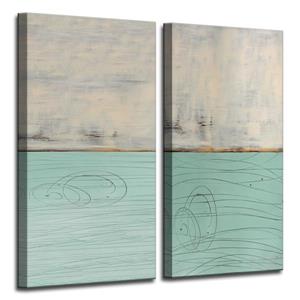 Ready2HangArt Abstract Spa Canvas Wall Décor Set - 40-in x 40-in - 2 Pcs