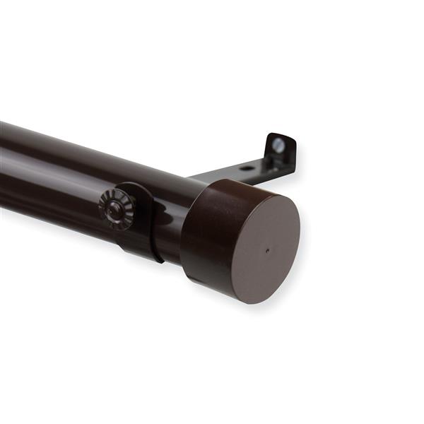 Rod Desyne Curtain Rod 115 In To 165 In Stainless Steel