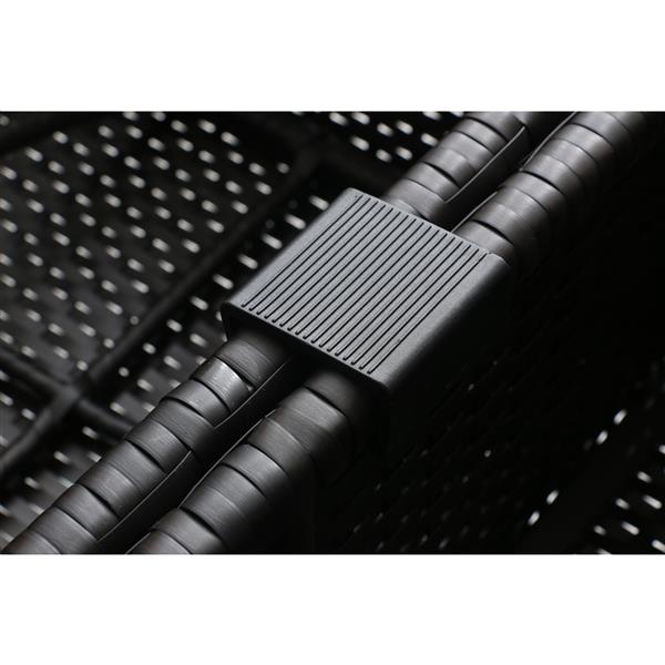 Think Patio Innesbrook Patio Conversation Set - Red Cushions - 9-piece