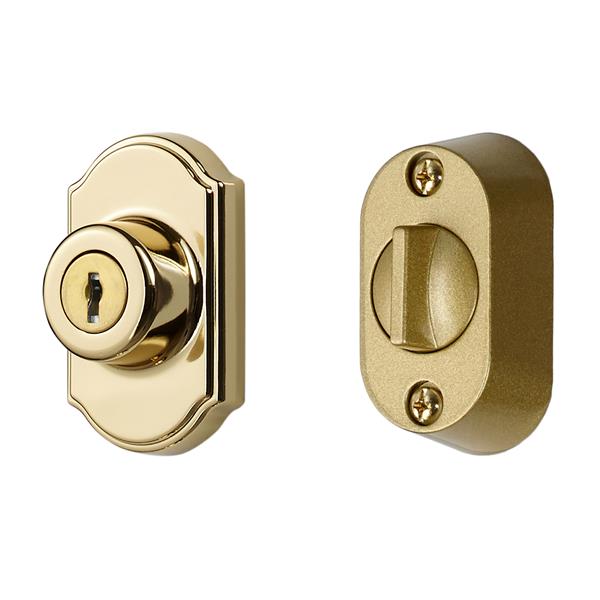 Ideal Security Keyed Deadbolt - Brass E-coat