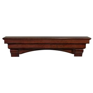Pearl Mantels Lindon Mantel Shelf 72 In Wood Brown 490 72 70