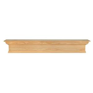 Pearl Mantels Savannah Mantel Shelf - 60-in - Wood - Natural