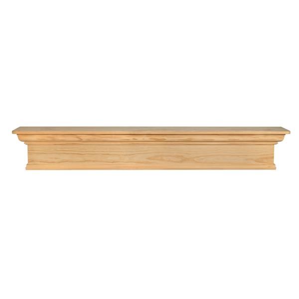 Pearl Mantels Savannah Mantel Shelf 48 In Wood Natural 420