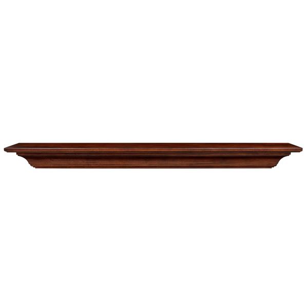 Pearl Mantels Homestead Mantel Shelf 72 In Wood Brown 418 72