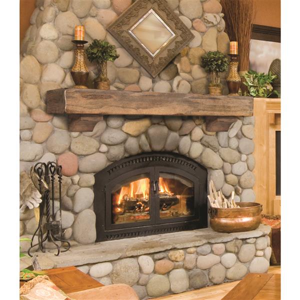 Pearl Mantels Shenandoah Mantel Shelf 72 In Wood Brown 412