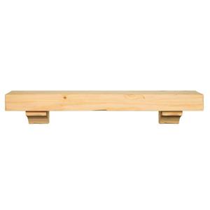 Pearl Mantels Shenandoah Mantel Shelf - 48-in - Wood - Natural