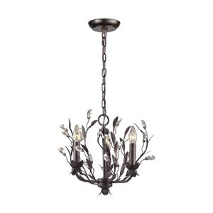 ELK Lighting Circeo Chandelier - 3-Light - Rusty Brown