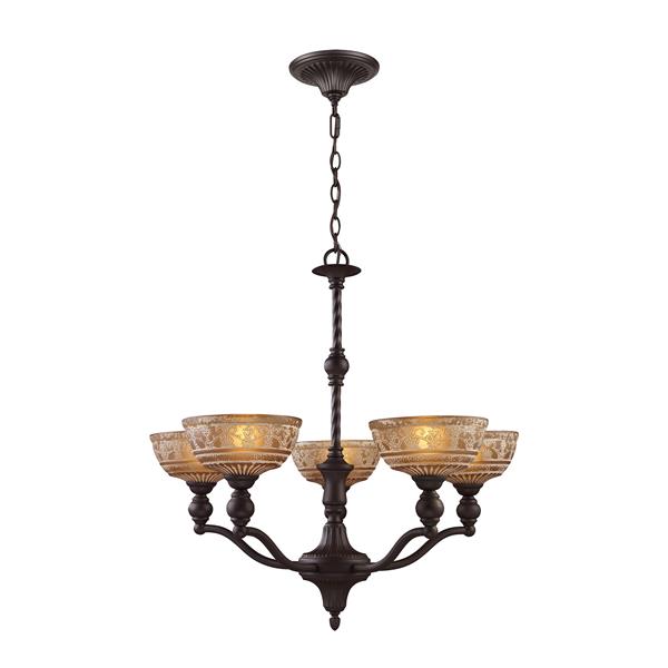 ELK Lighting Norwich Chandelier - 5-Light - Oil Rubbed Bronze